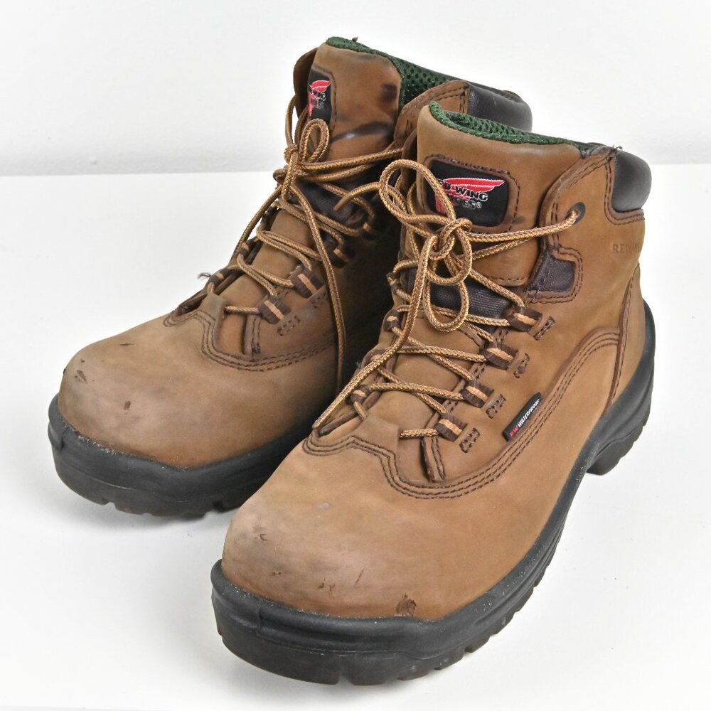 Red Wing King Toe 2340 Waterproof Leather Composite Toe Work Boots US 8 UK 5.5